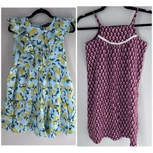 Old Navy French‎ Connection Girls Size Large 10/12 Lot Of 2 Sleeveless Dresses